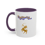 'Sagittarius' Zodiac Accent Coffee Mug