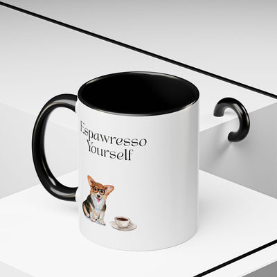 'Espawresso Yourself' Corgi Accent Coffee Mug