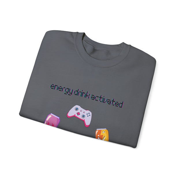 'Energy Drink Activated' Unisex Crewneck Sweatshirt