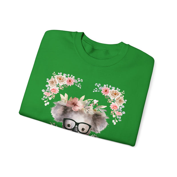 Geeky Goddess Koala Unisex Crewneck Sweatshirt