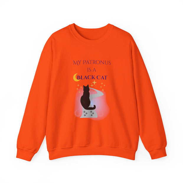 'My Patronus Is A Black Cat' Unisex Crewneck Sweatshirt