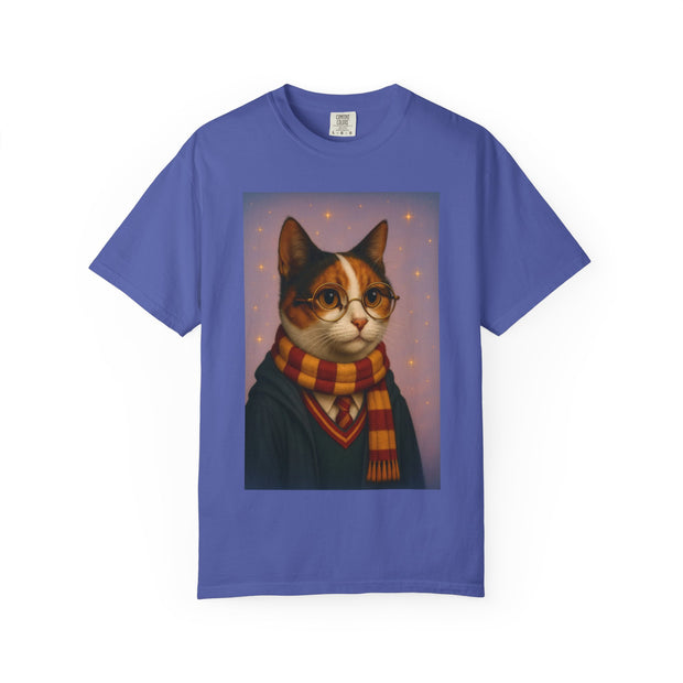 Pawgwarts Tricolored Cat Unisex T-Shirt