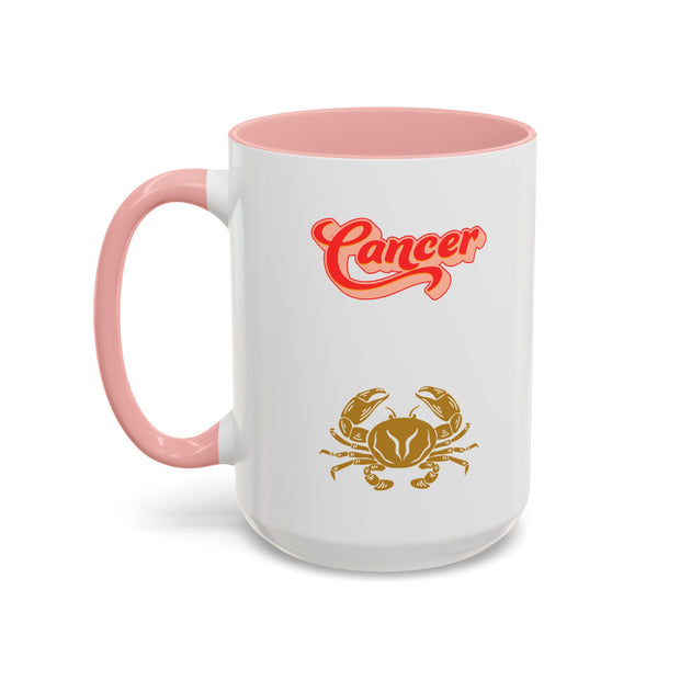 'Cancer' Zodiac Accent Coffee Mug