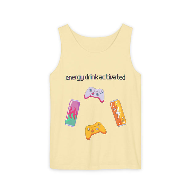 'Energy Drink Activated' Gamer Unisex Tank Top