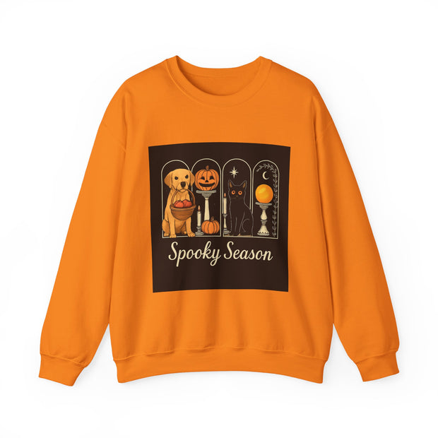 Spooky Season Golden Retriever Crewneck Sweatshirt