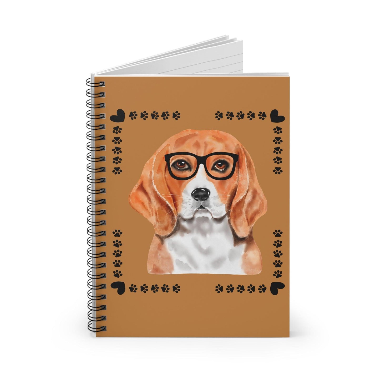 Geeky Good Beagle Spiral Notebook