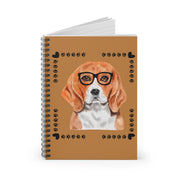 Geeky Good Beagle Spiral Notebook