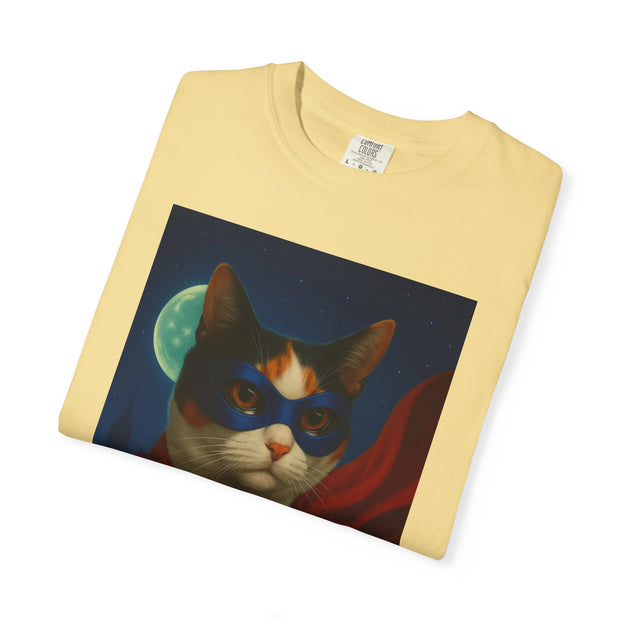 Superhero Tri-Colored Cat Unisex T-shirt