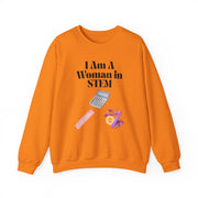 'I Am A Woman in STEM' Mathematics Unisex Crewneck Sweatshirt