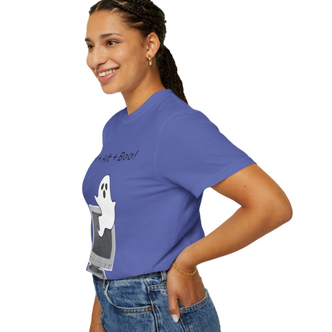 'Ctrl + Alt + Boo!' Unisex T-shirt