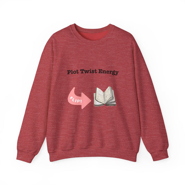 'Plot Twist Energy' Unisex Crewneck Sweatshirt