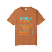 Gravy Loading Unisex Tee, Funny Foodie T-Shirt for Thanksgiving, Casual Wear, Gamer Gift, Comfort Fit