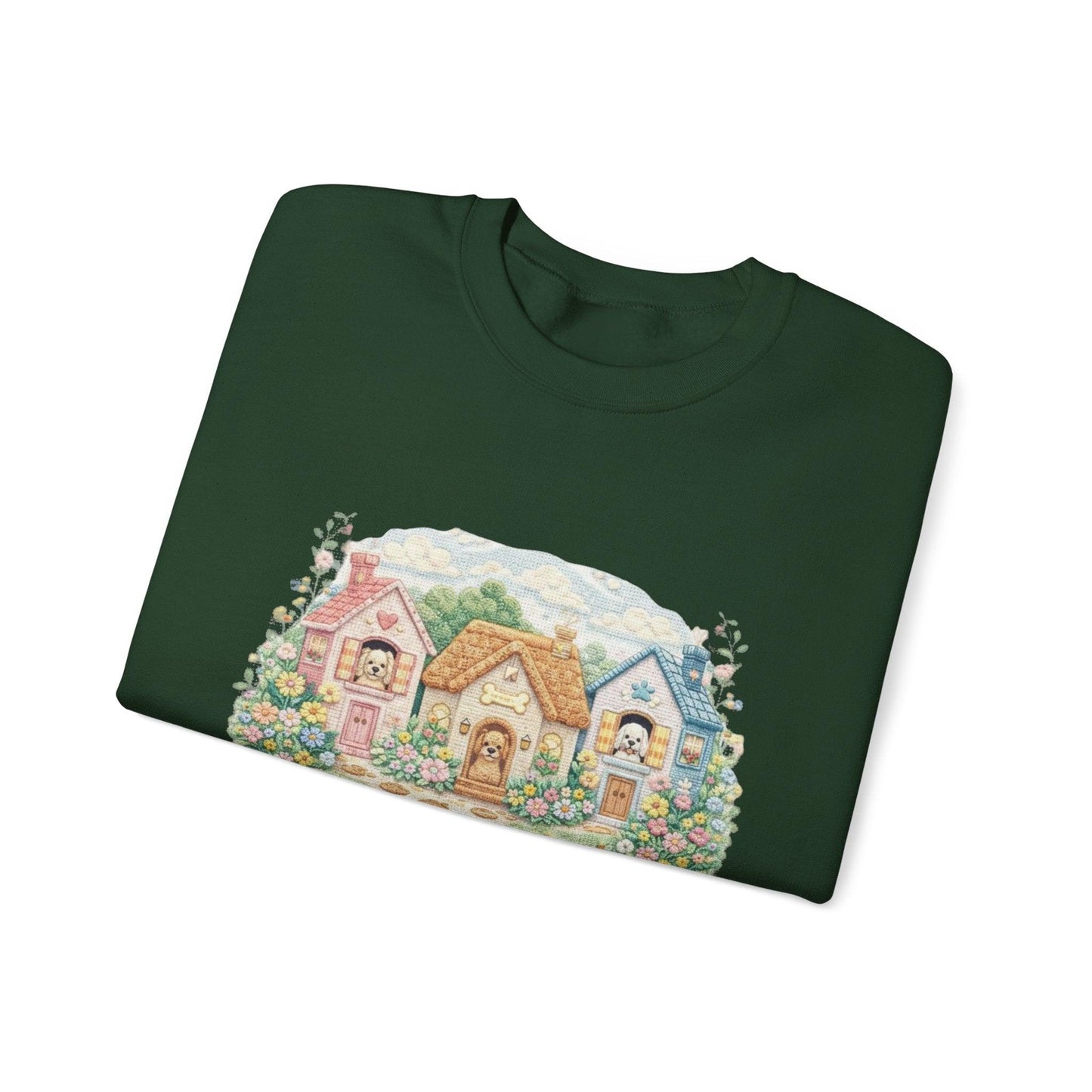 Cottagecore Sweatshirt, Floral Garden Cottage Crewneck, Cozy Vintage Pastel House Shirt