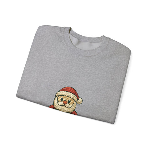 Cozy Santa Sweatshirt, Unisex Christmas Crewneck, Holiday Apparel, Festive Gift, Winter Wardrobe Staple