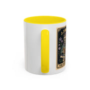 'The Bookworm' Tarot Card Accent Coffee Mug