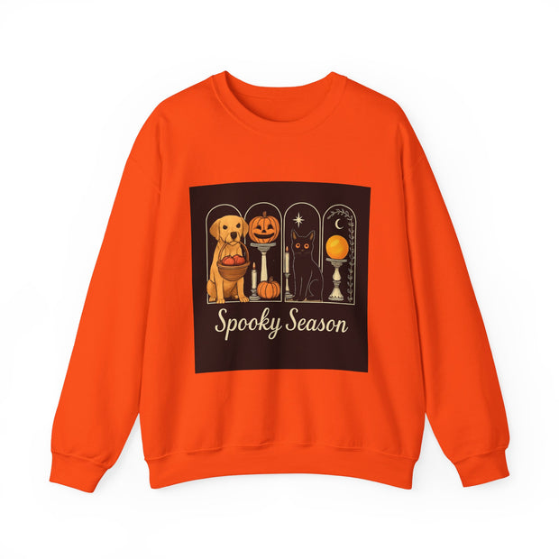 Spooky Season Golden Retriever Crewneck Sweatshirt