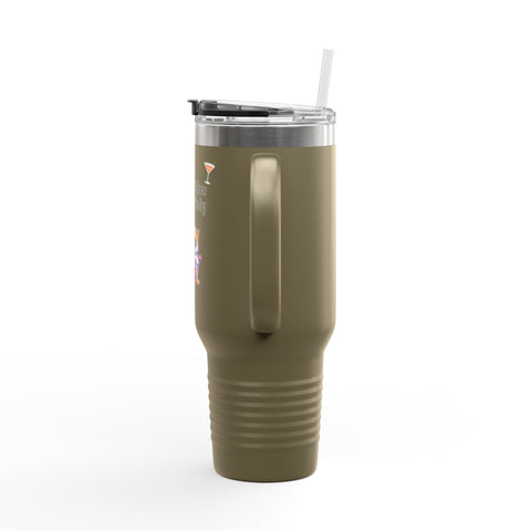 'Paw-sitive Vibes Only' Insulated Travel Mug, 40oz