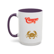 'Cancer' Zodiac Accent Coffee Mug