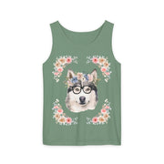 Geeky Goddess Siberian Husky Unisex Tank Top