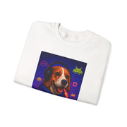 Game On Beagle Sweatshirt, Gamer Gift, Cute Pet Sweatshirt, Video Game Crewneck, Unique Dog Lover Apparel