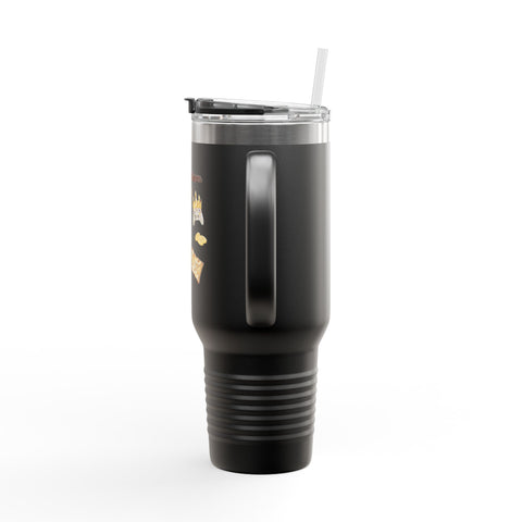 'Side Quest Queen' Insulated Travel Mug, 40oz