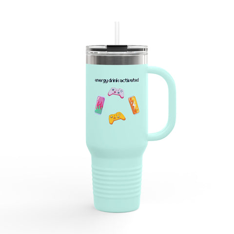 'Energy Drink Activated' Insulated Travel Mug, 40oz