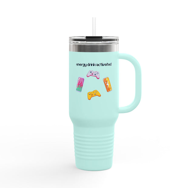 'Energy Drink Activated' Insulated Travel Mug, 40oz