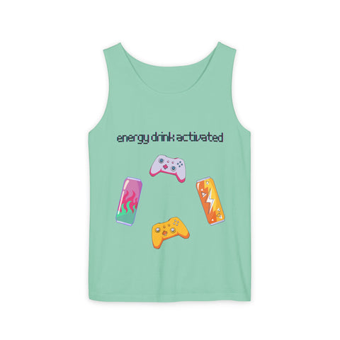 'Energy Drink Activated' Gamer Unisex Tank Top