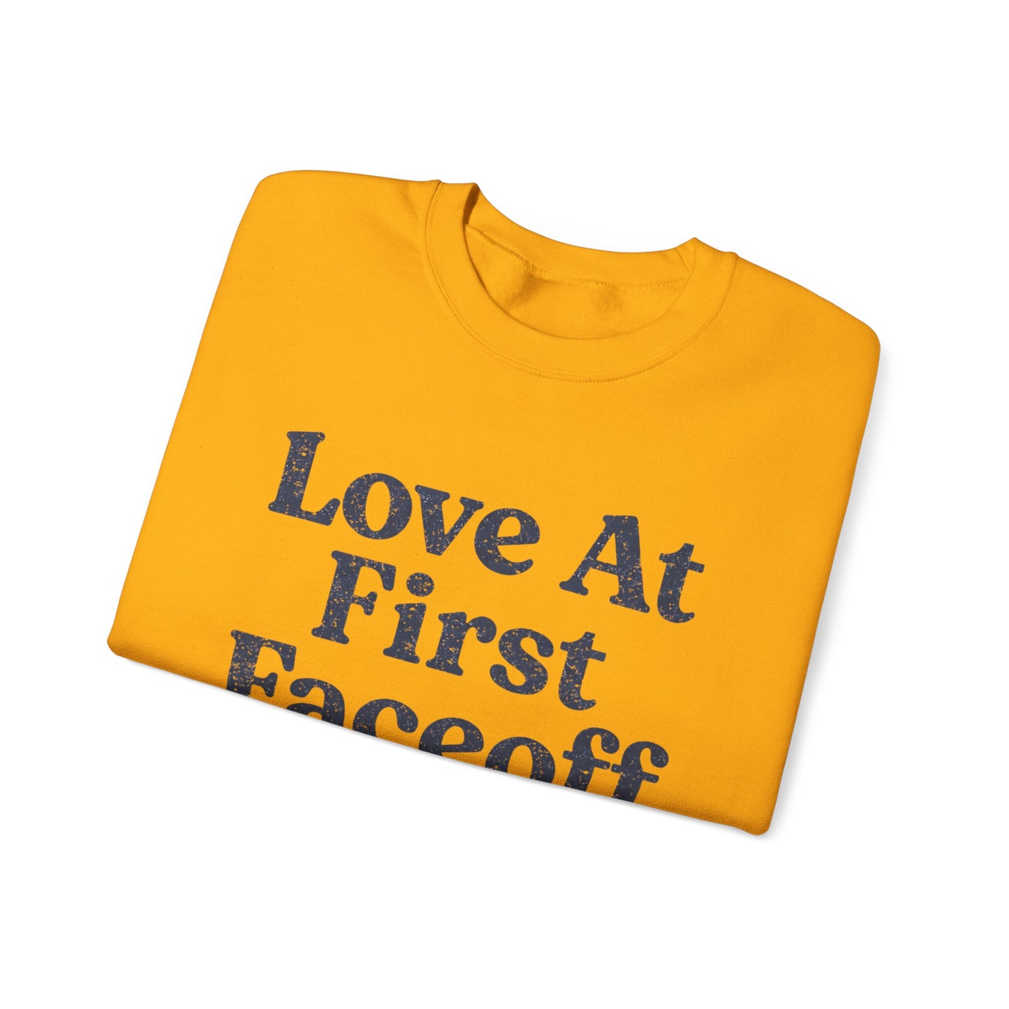 Love At First Faceoff Sweatshirt, Hockey Romance Booktok Crewneck, Sports Romance Reader Pullover