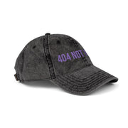'404 NOT FOUND' Vintage Embroidered Cap