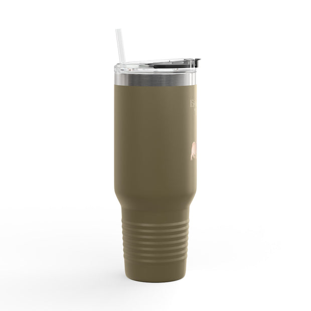 'Espawresso Yourself' Pug Insulated Travel Mug, 40oz