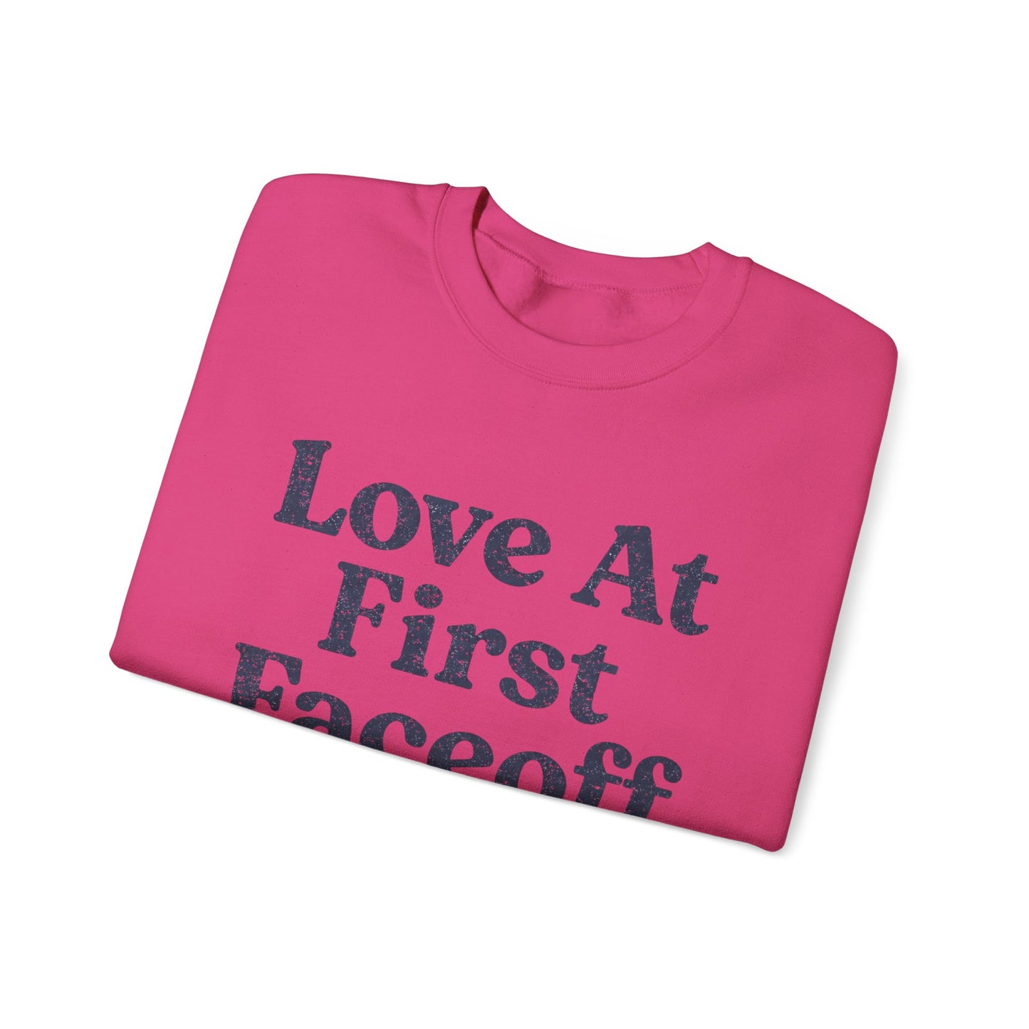 Love At First Faceoff Sweatshirt, Hockey Romance Booktok Crewneck, Sports Romance Reader Pullover