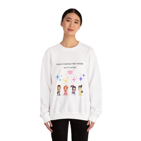 'Main Character Mode Activated' Unisex Crewneck Sweatshirt
