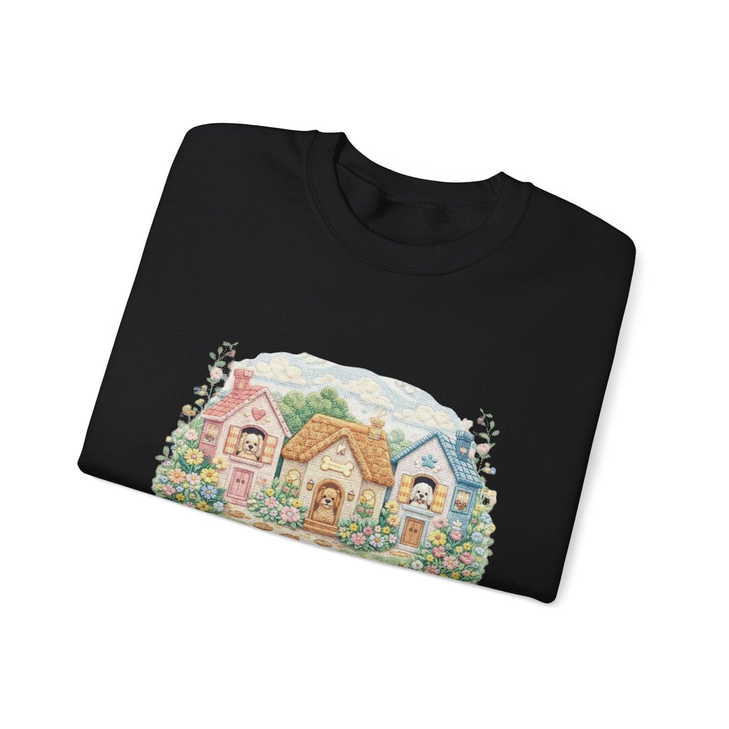 Cottagecore Sweatshirt, Floral Garden Cottage Crewneck, Cozy Vintage Pastel House Shirt
