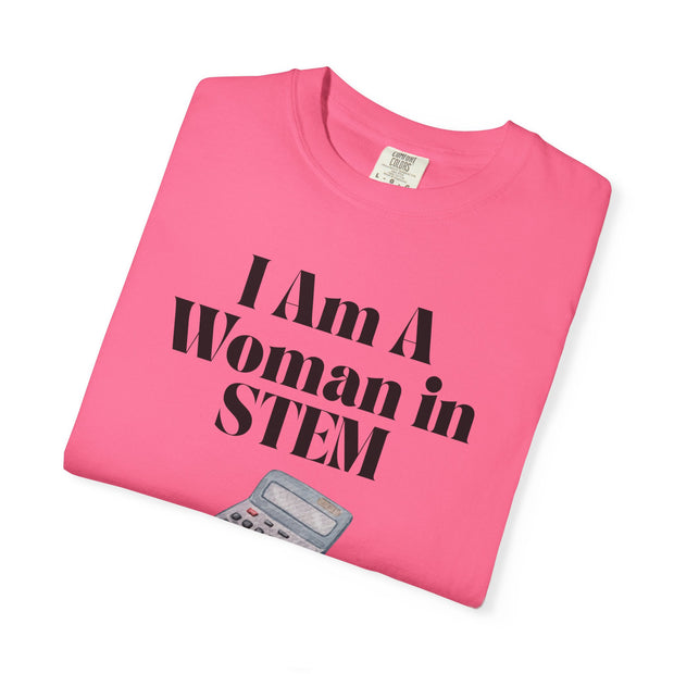 'I Am A Woman STEM' Mathematics Unisex T-Shirt