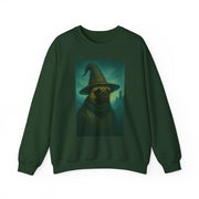 Wizard Pug Sweatshirt, Cozy Unisex Sweatshirt, Funny Pet Lover Gift, Halloween Apparel, Casual Trendy Crewneck