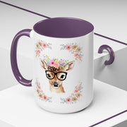 Geeky Goddess Deer Accent Coffee Mug