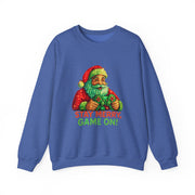 Santa with Game Controller Sweatshirt | Stay Merry Game On Christmas