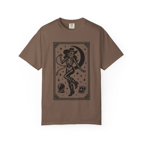 Cowgirl Skeleton Tarot Card Unisex T-Shirt