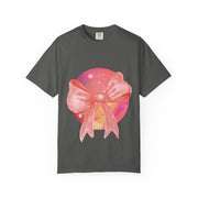 Pink/Yellow Planet Wrapped In Bow Unisex T-Shirt