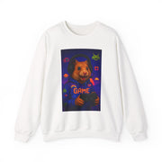 Gamer Guinea Pig Sweatshirt, Cute Animal Gift, Fun Video Game Apparel, Casual Wear, Unisex Crewneck
