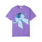Blue Saturn Wrapped In Blue Bow Unisex T-Shirt
