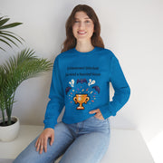 'Achievement Unlocked: Survived A Haunted House' Unisex Crewneck Sweatshirt