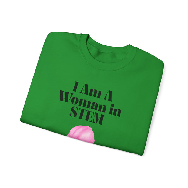 'I Am A Woman In STEM' Engineer Unisex Crewneck Sweatshirt