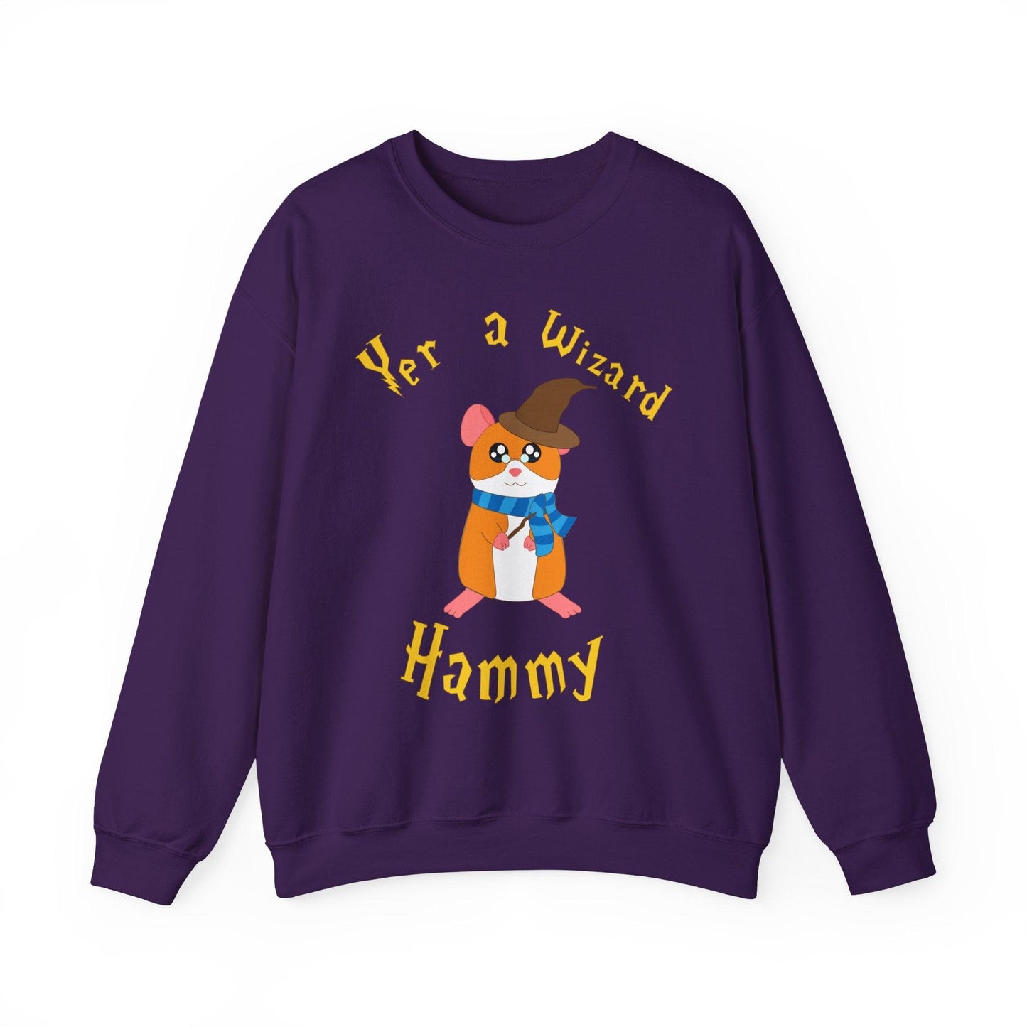Hammy Wizard Hamster Sweatshirt | Cute Wizard Hamster Crewneck