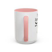 'You and Me Against The World' Accent Coffee Mug
