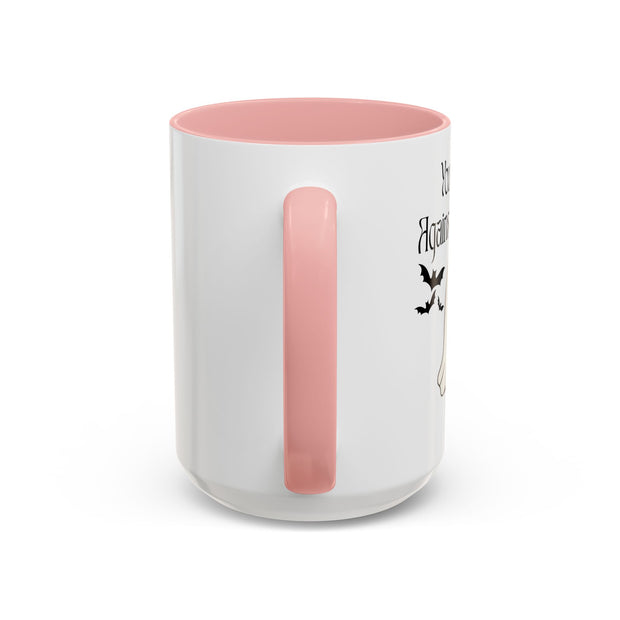 'You and Me Against The World' Accent Coffee Mug
