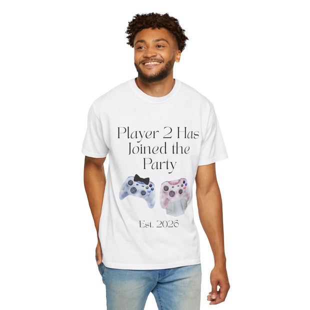 'Player 2 Has Joined The Party' 'Est. 2026' Unisex T-shirt