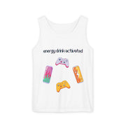 'Energy Drink Activated' Gamer Unisex Tank Top