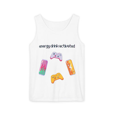 'Energy Drink Activated' Gamer Unisex Tank Top